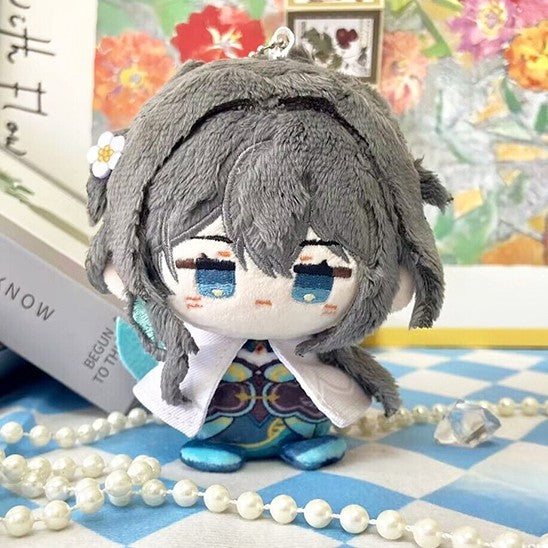 Honkai Star Rail All Characters Plushie 12cm Sitting Anime Cotton Doll Keychain