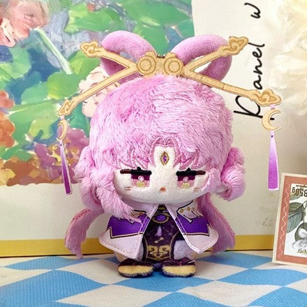 Honkai Star Rail All Characters Plushie 12cm Sitting Anime Cotton Doll Keychain