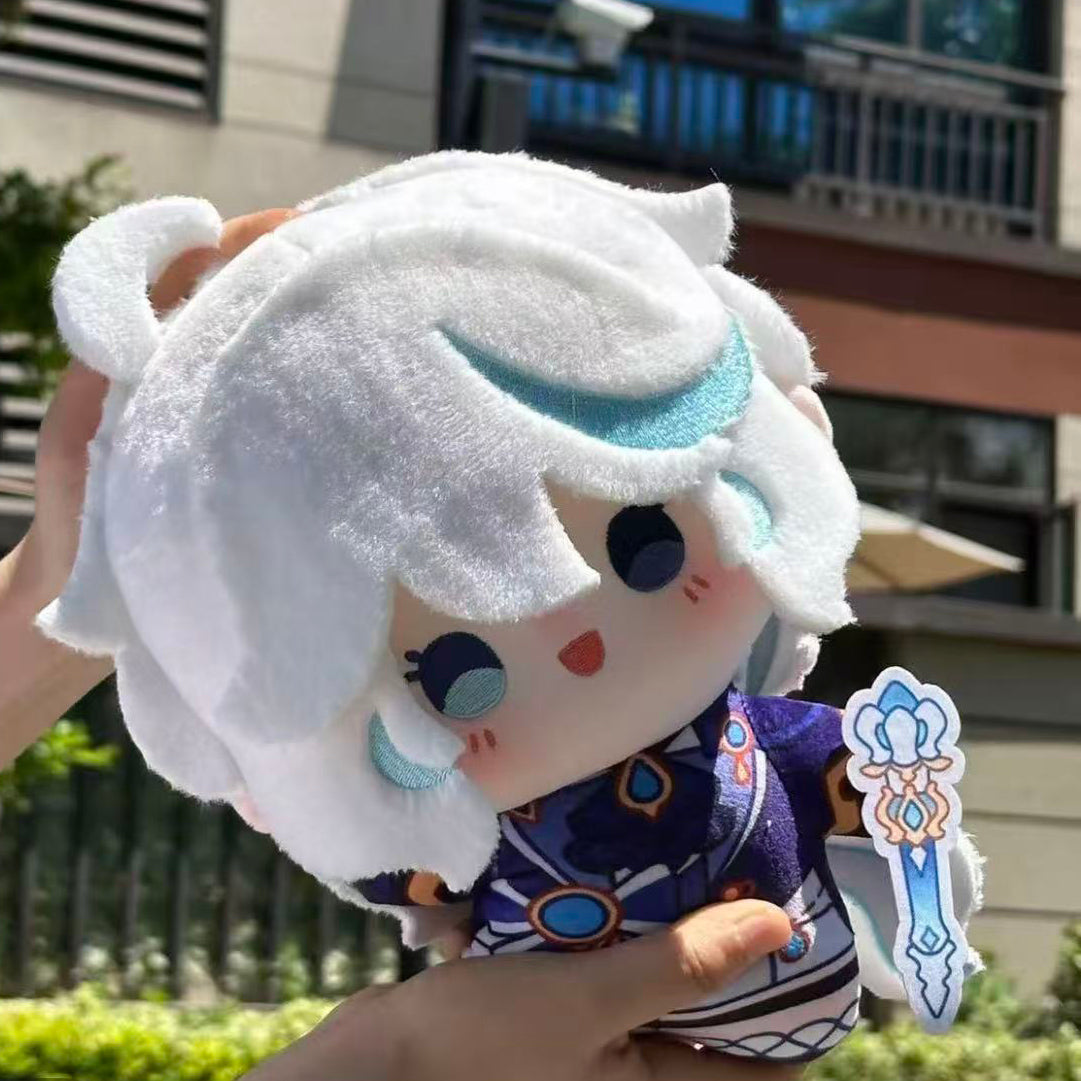 Genshin Impact Cotton Doll 25cm Furina Big Head Soft Plush Toy