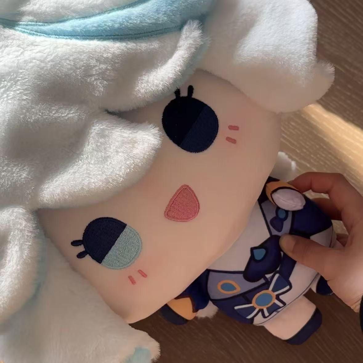 Genshin Impact Cotton Doll 35cm Furina Big Head Printed Soft Plush Toy