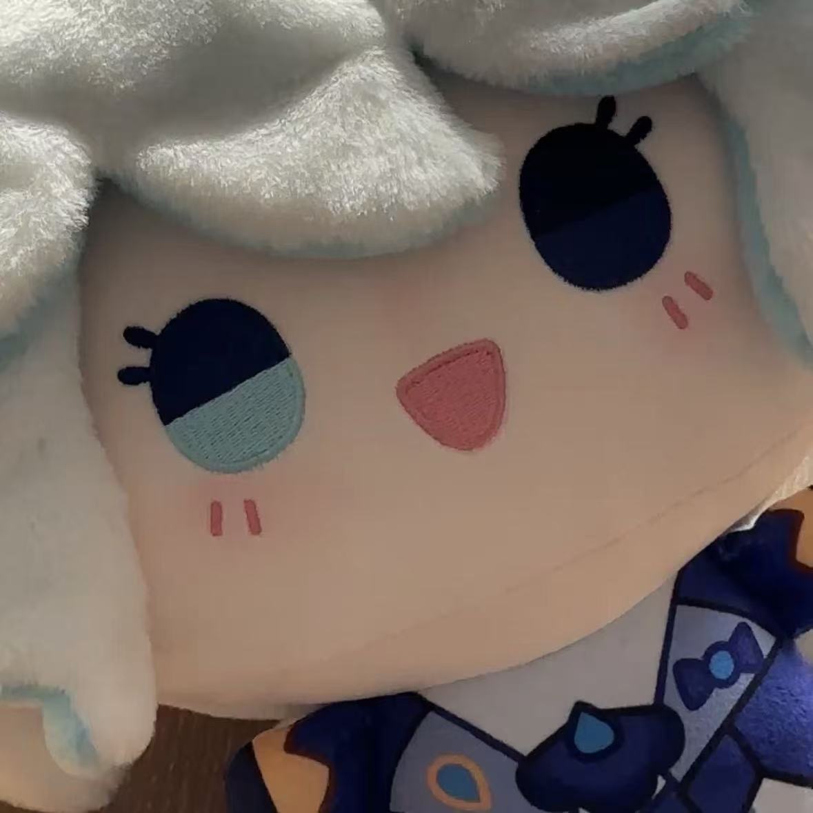 Genshin Impact Cotton Doll 35cm Furina Big Head Printed Soft Plush Toy