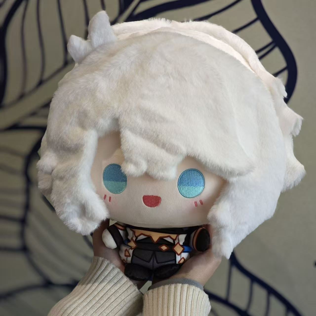 Honkai Star Rail Cotton Doll 35cm Phainon Big Head Printed Soft Plush Toy