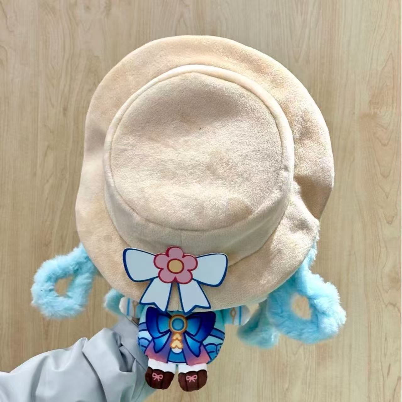 Genshin Impact Cotton Doll 35cm Ayaka Big Head Printed Soft Plush Toy