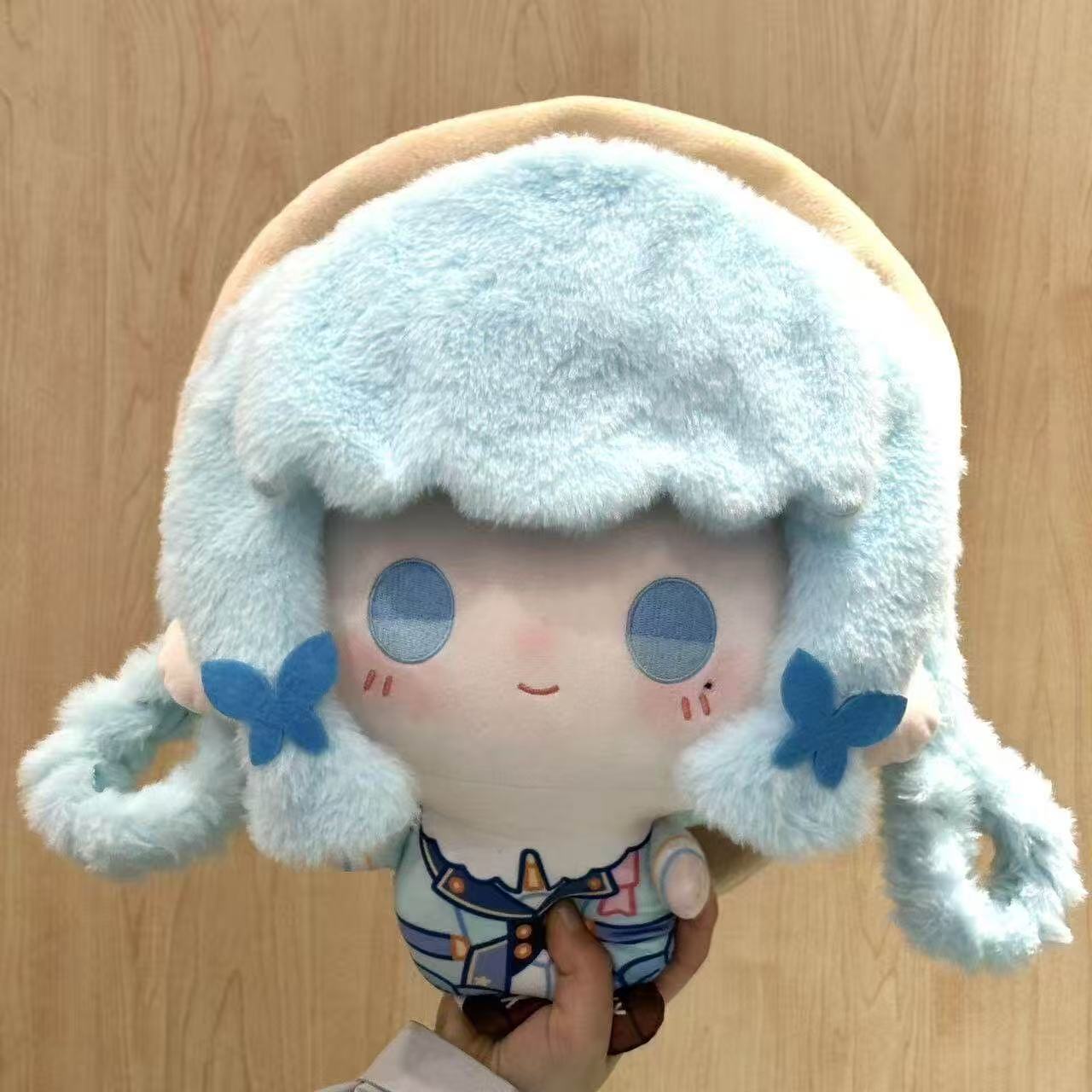 Genshin Impact Cotton Doll 35cm Ayaka Big Head Printed Soft Plush Toy