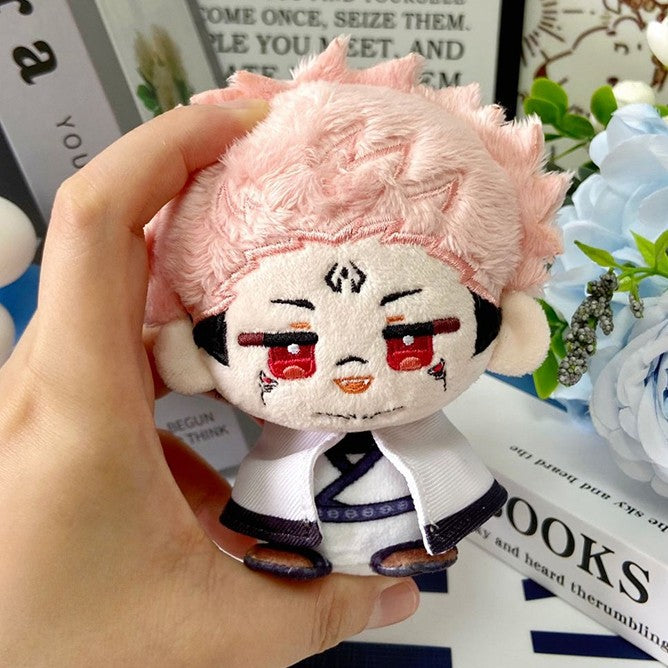 Jujutsu Kaisen All Characters Plushie 12cm Sitting Anime Cotton Doll Keychain