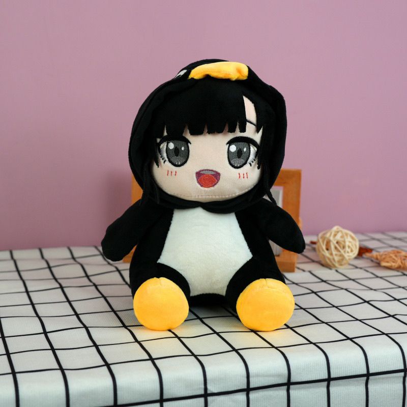 GUGUGAGA Cotton Doll 20cm Sitting Posture gugu gaga Penguin Soft Plush Toy Birthday Gift