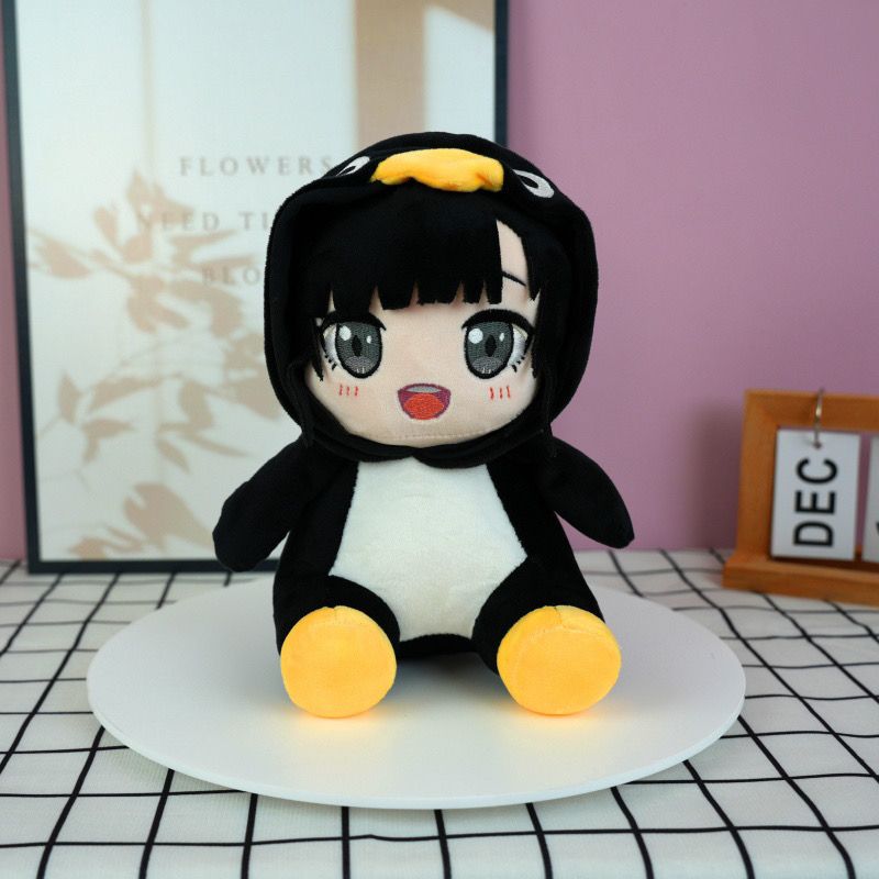 GUGUGAGA Cotton Doll 20cm Sitting Posture gugu gaga Penguin Soft Plush Toy Birthday Gift