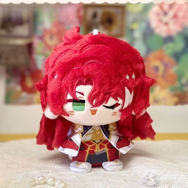 Honkai Star Rail All Characters Plushie 12cm Sitting Anime Cotton Doll Keychain