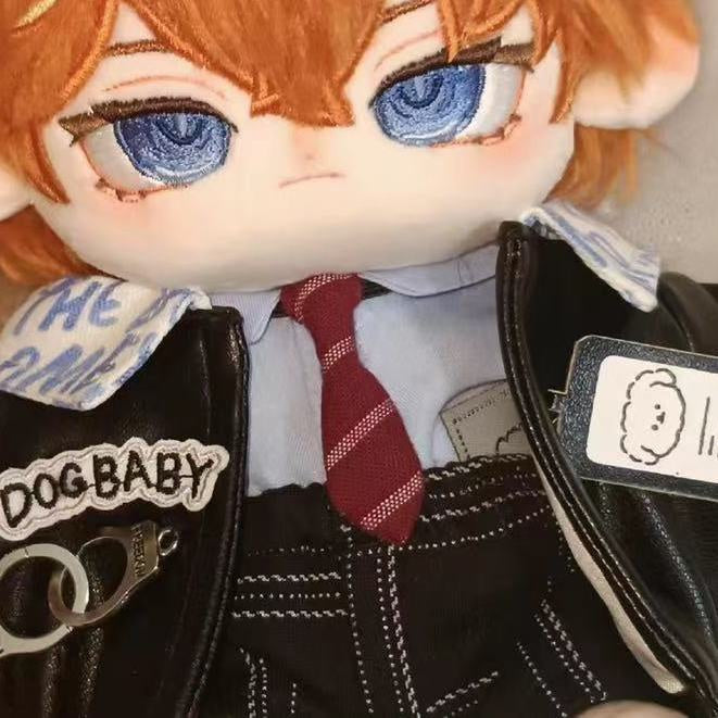 Anime Genshin Impact Doll Tartaglia 20cm Cotton Doll Plush Peripherals Dress-up Gift